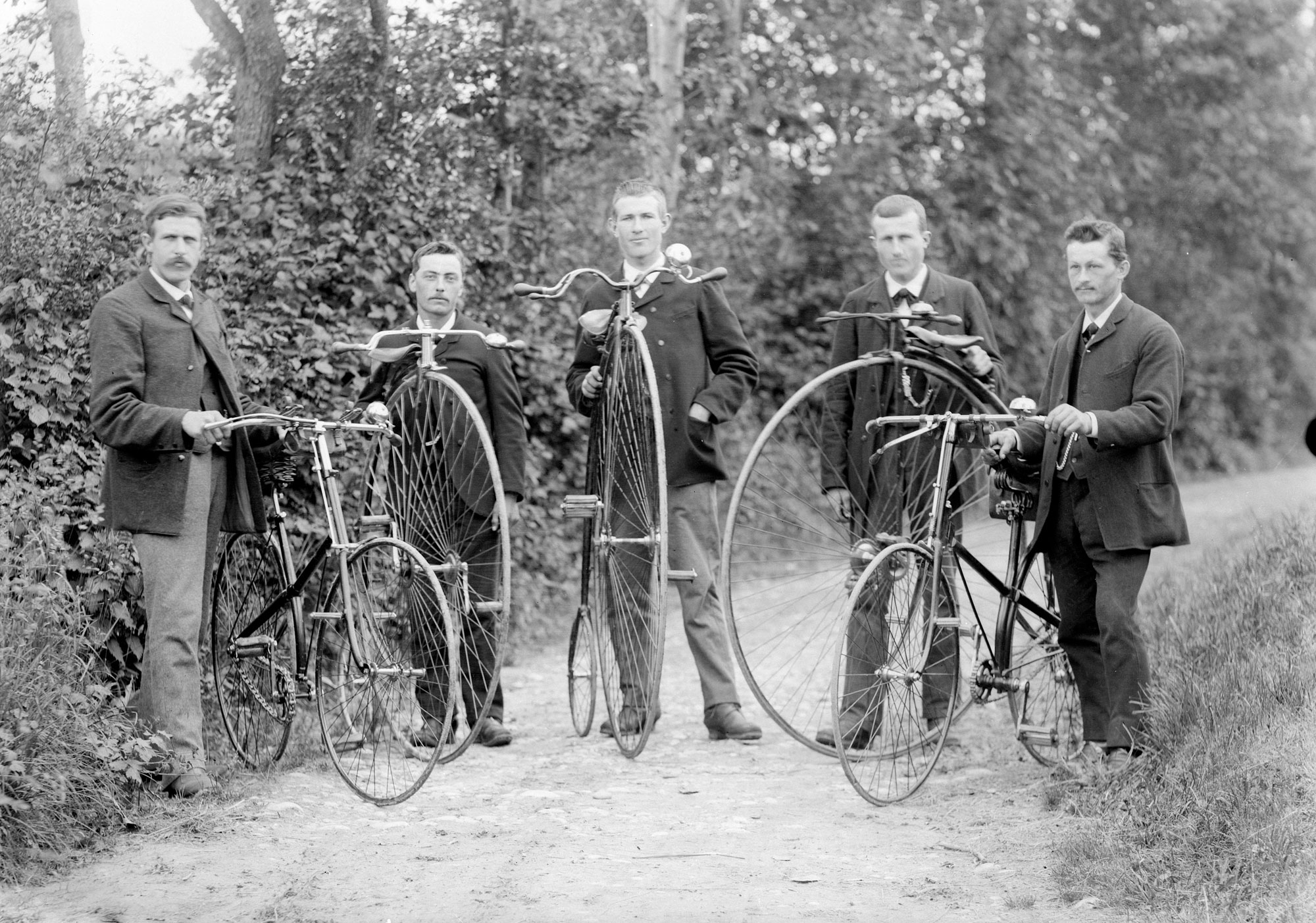 Veloclub Eggelried (Kantons- und Universitätsbibliothek Freiburg, Fonds Alois Nussbaumer).